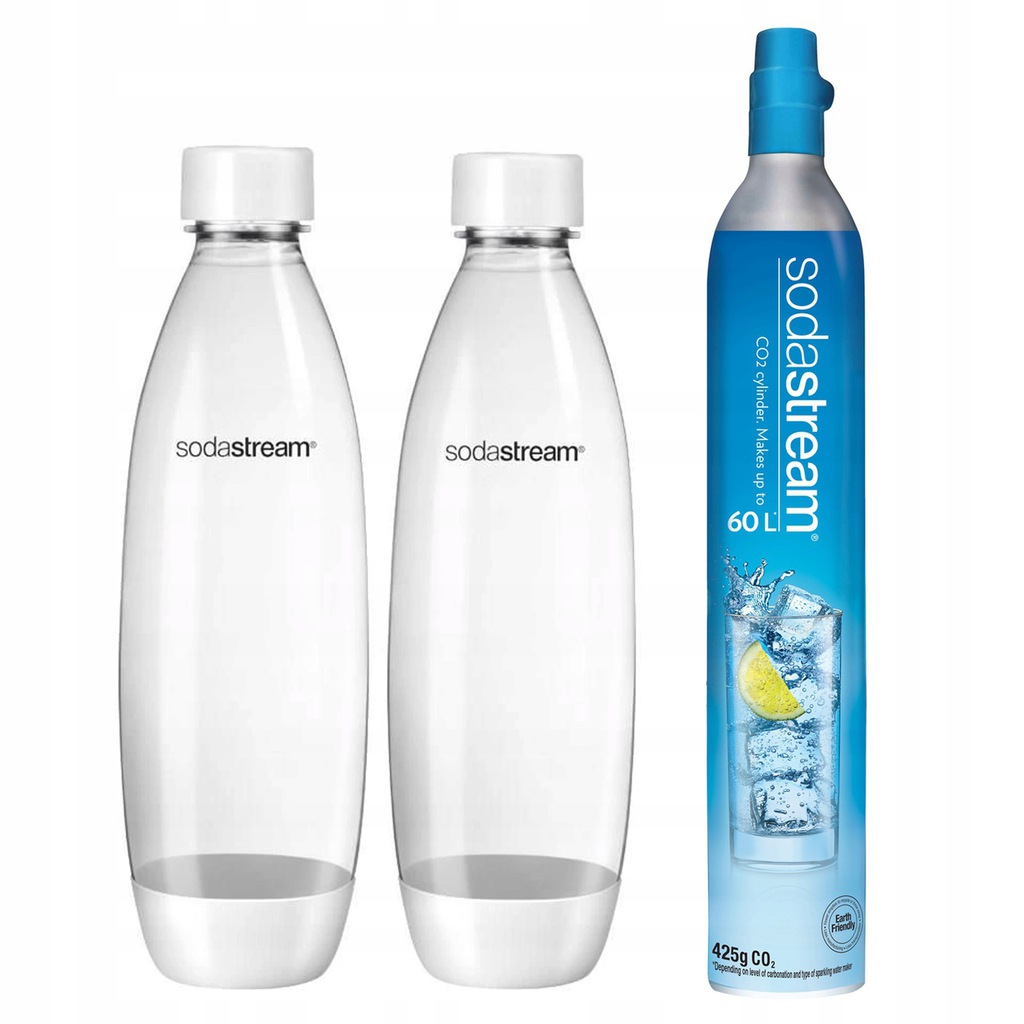 

Zestaw SodaStream 2 butelki Fuse Białe Cylinder