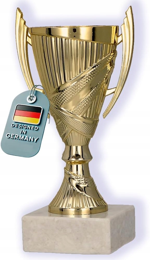 Puchar sportowy trofeum zwycięzcy piłka nożna złoty