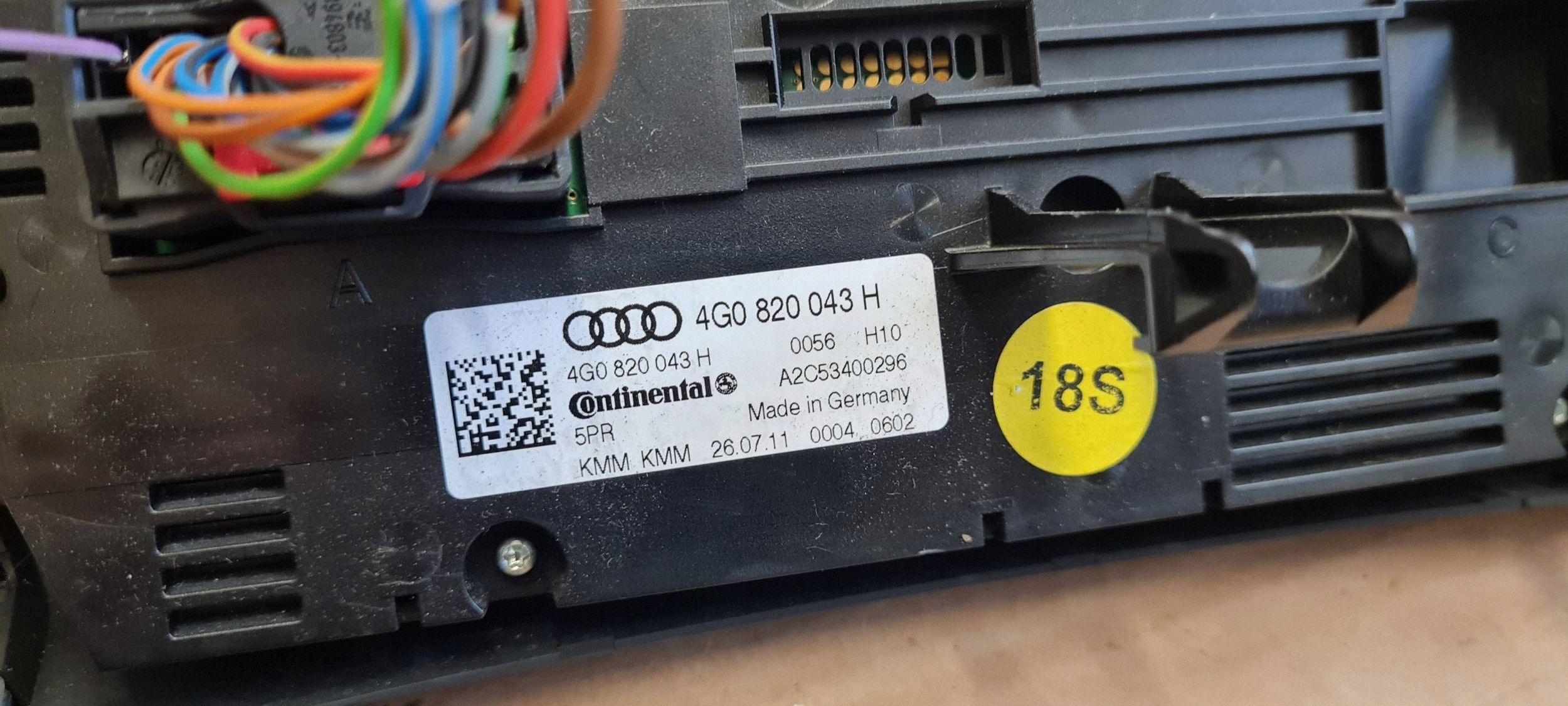 A7 4G PANEL des lüfters klimaanlage A6 C7 4G 4G0820043H