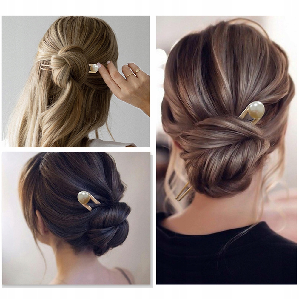 3x Bun do włosów Perła do włosów widelec do włosów Kod producenta 565you