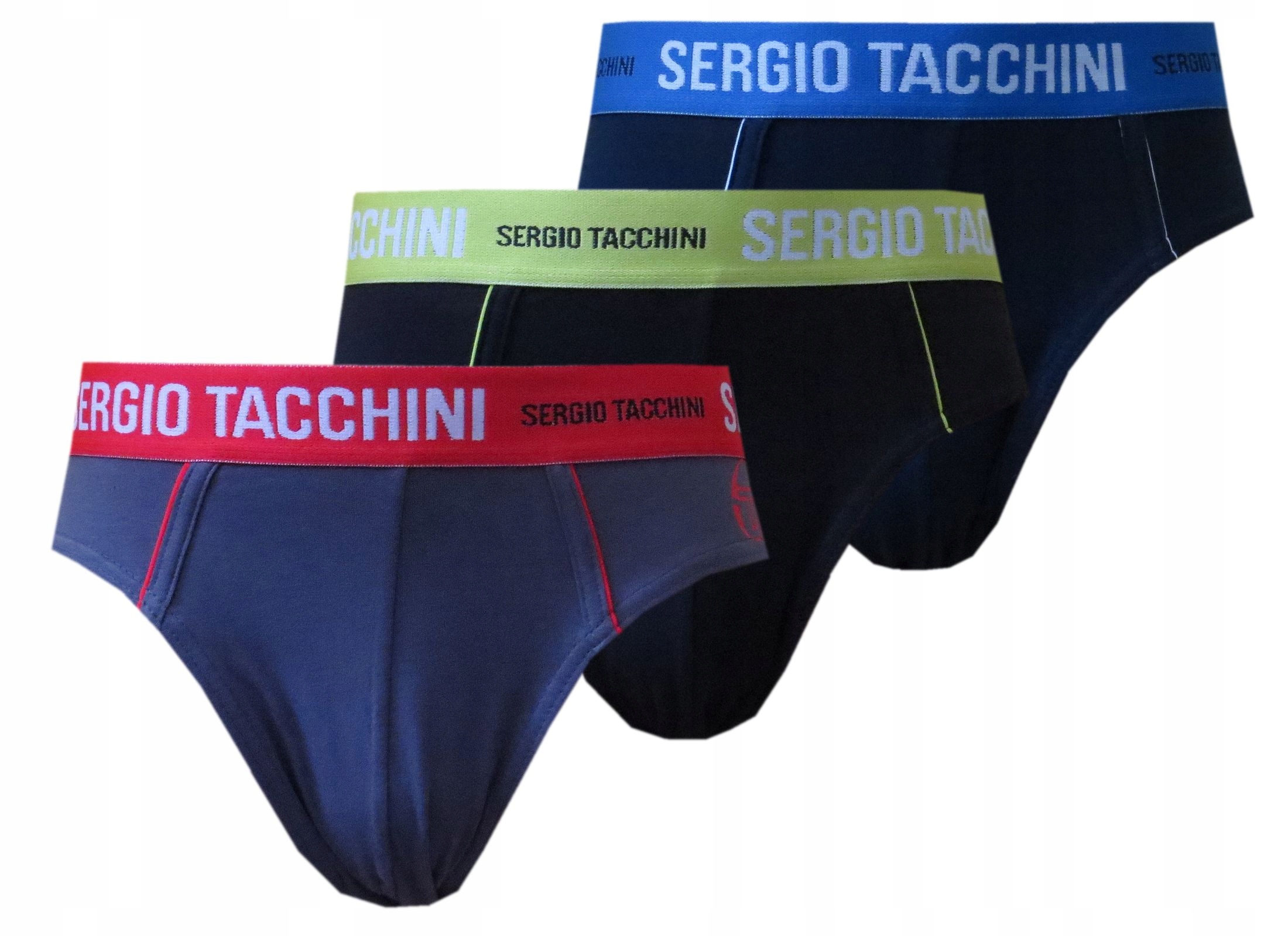 

3szt Slipy Sergio Tacchini bawełna Box XXL
