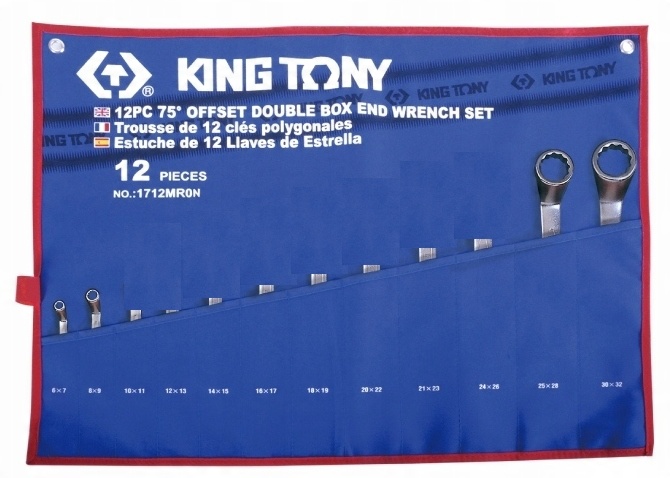 

Etui Pokrowiec na klucze oczkowe 12szt. King Tony