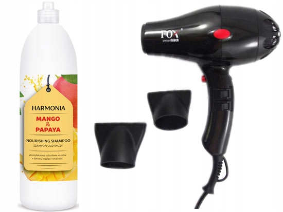 

Fox Suszarka Smart Czarna Szampon Harmonia Mango