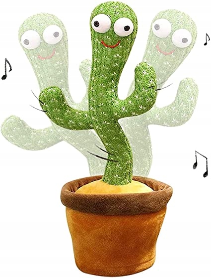 ŚPIEWAJĄCY TAŃCZĄCY WESOŁY KAKTUS MÓWI POWTARZA PL