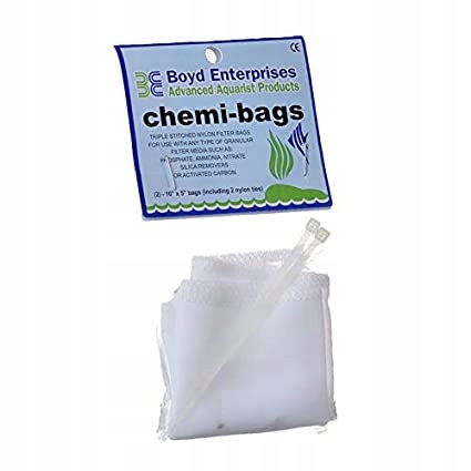 Levně Chemi Bags Sáčky Na Filtrační Vložky Síťka Do Akvária Media 2KS