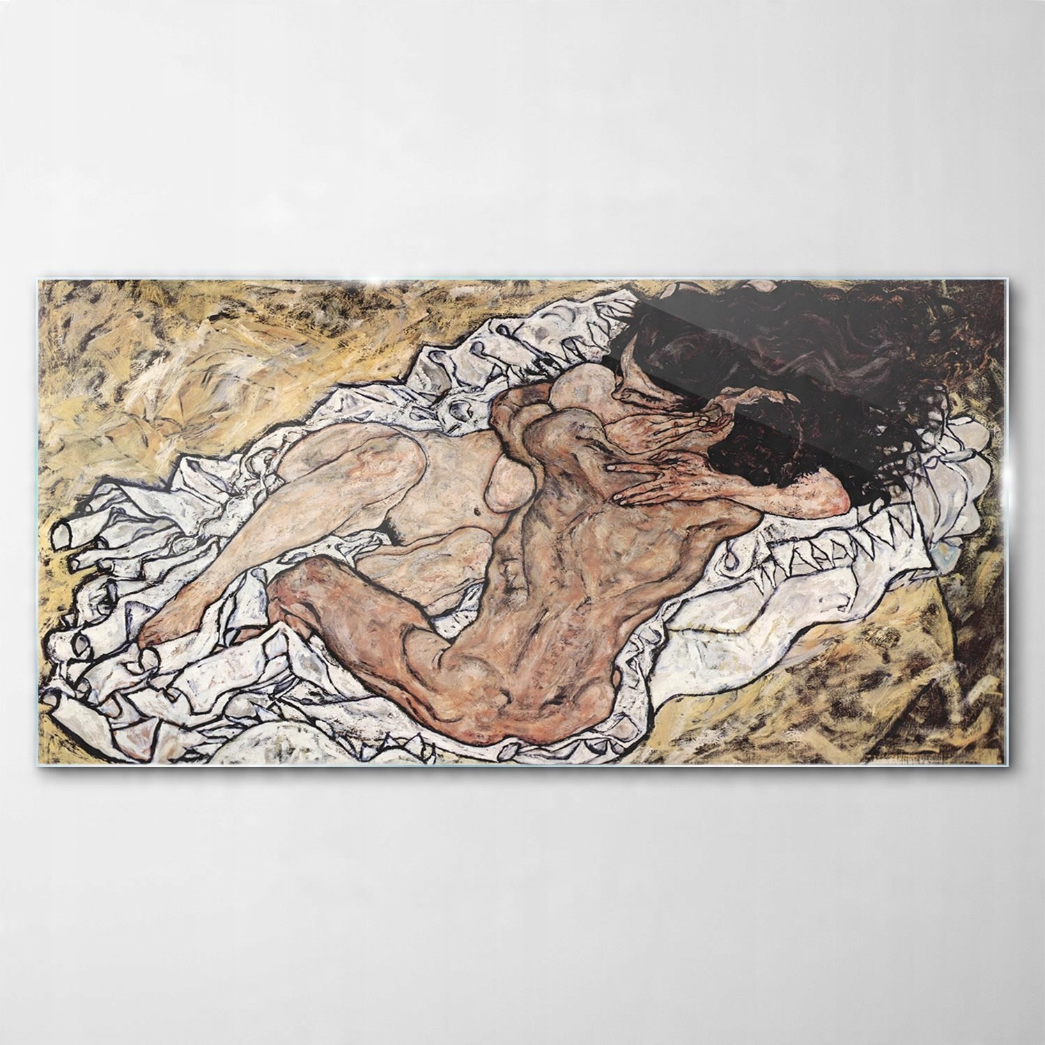 

Obraz Szklany Dekor Egon Schiele Vintage 100x50