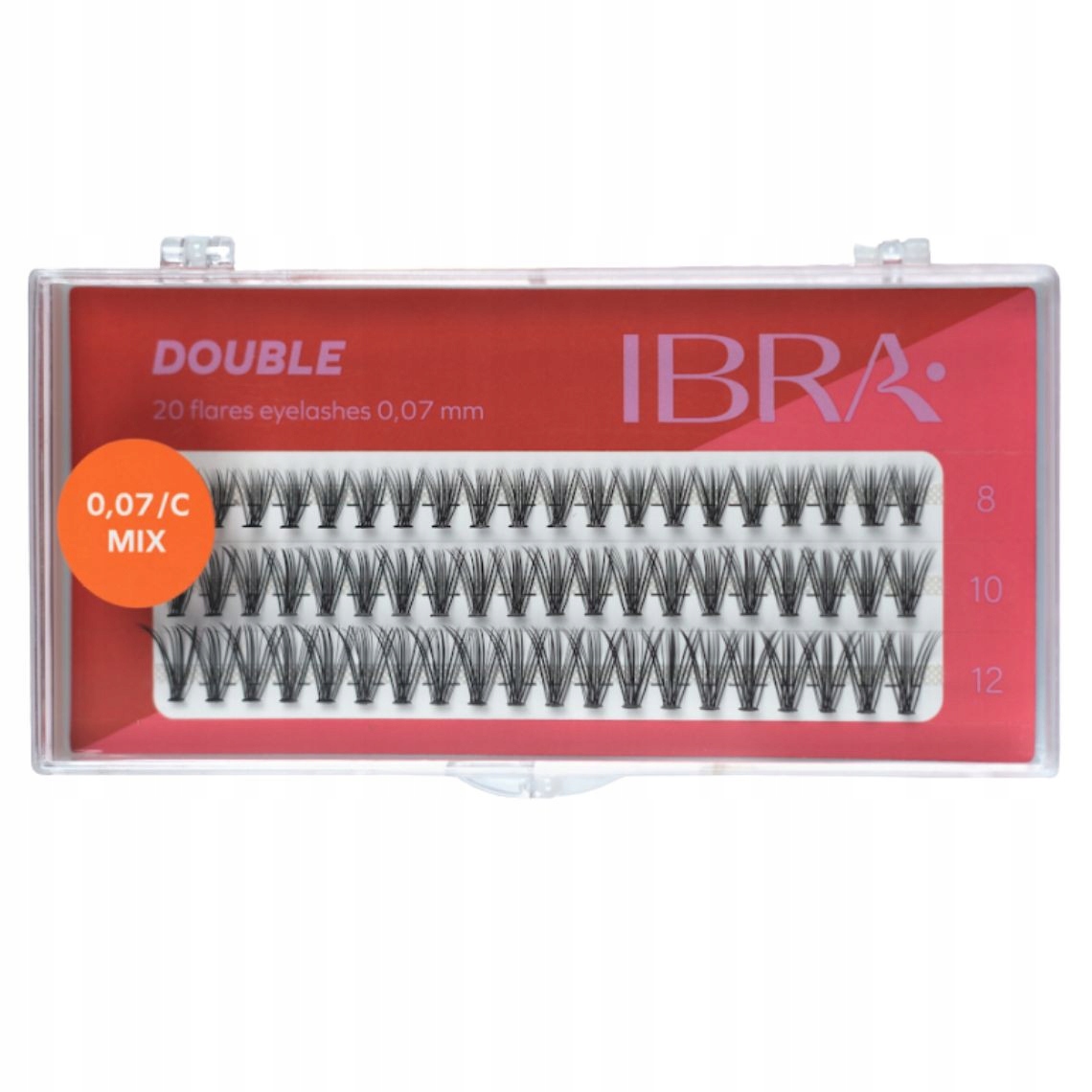 

Ibra Kępki rzęs knot-free Double C 0,07 MIX