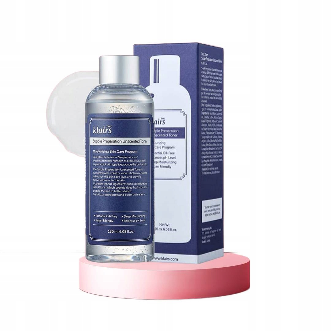Dear Klairs Supple Preparation Unscented Toner Hydratační tonikum vyrov