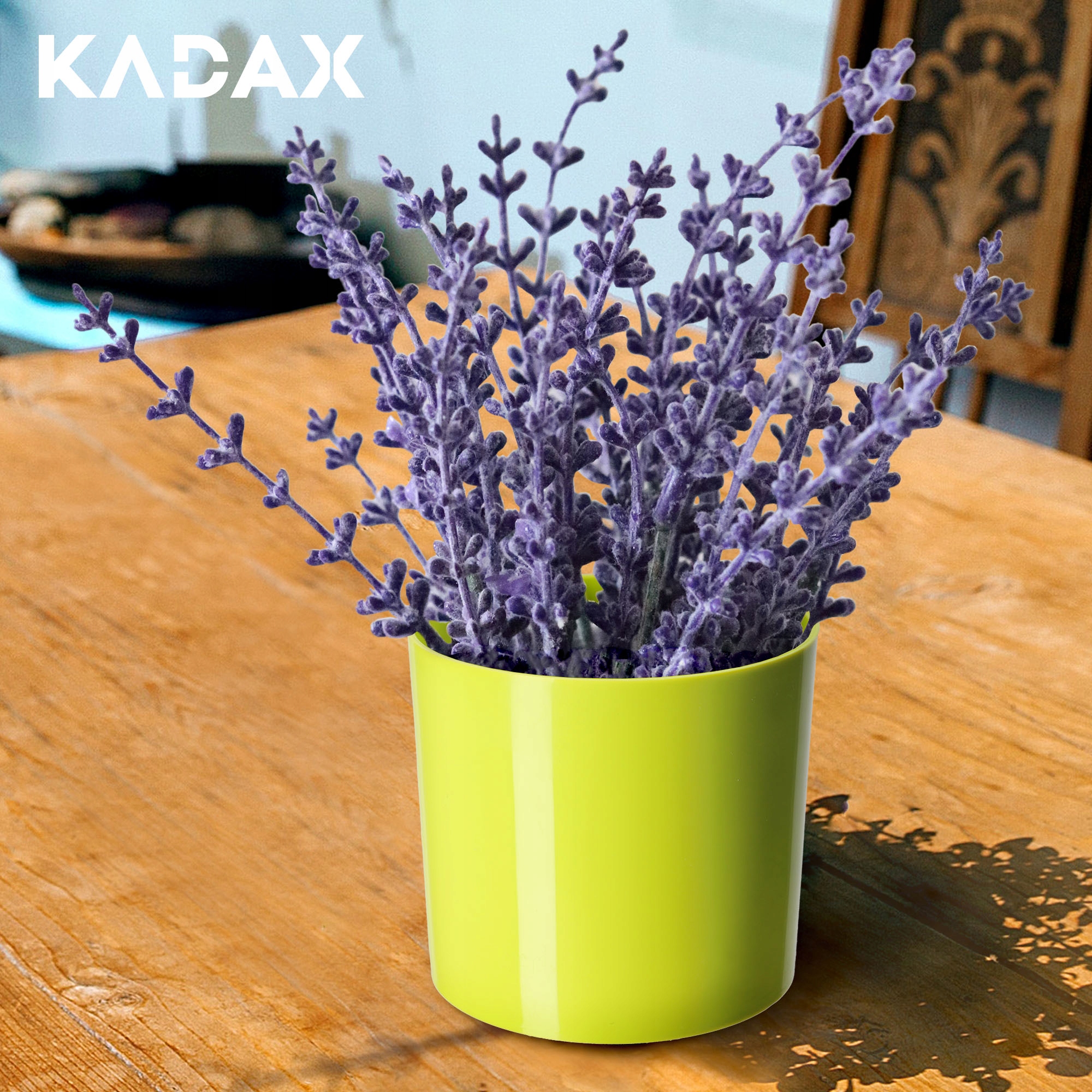 DONICZKA OSŁONKA NA KWIATY OWALNA LIMONKA 9 CM Marka Kadax