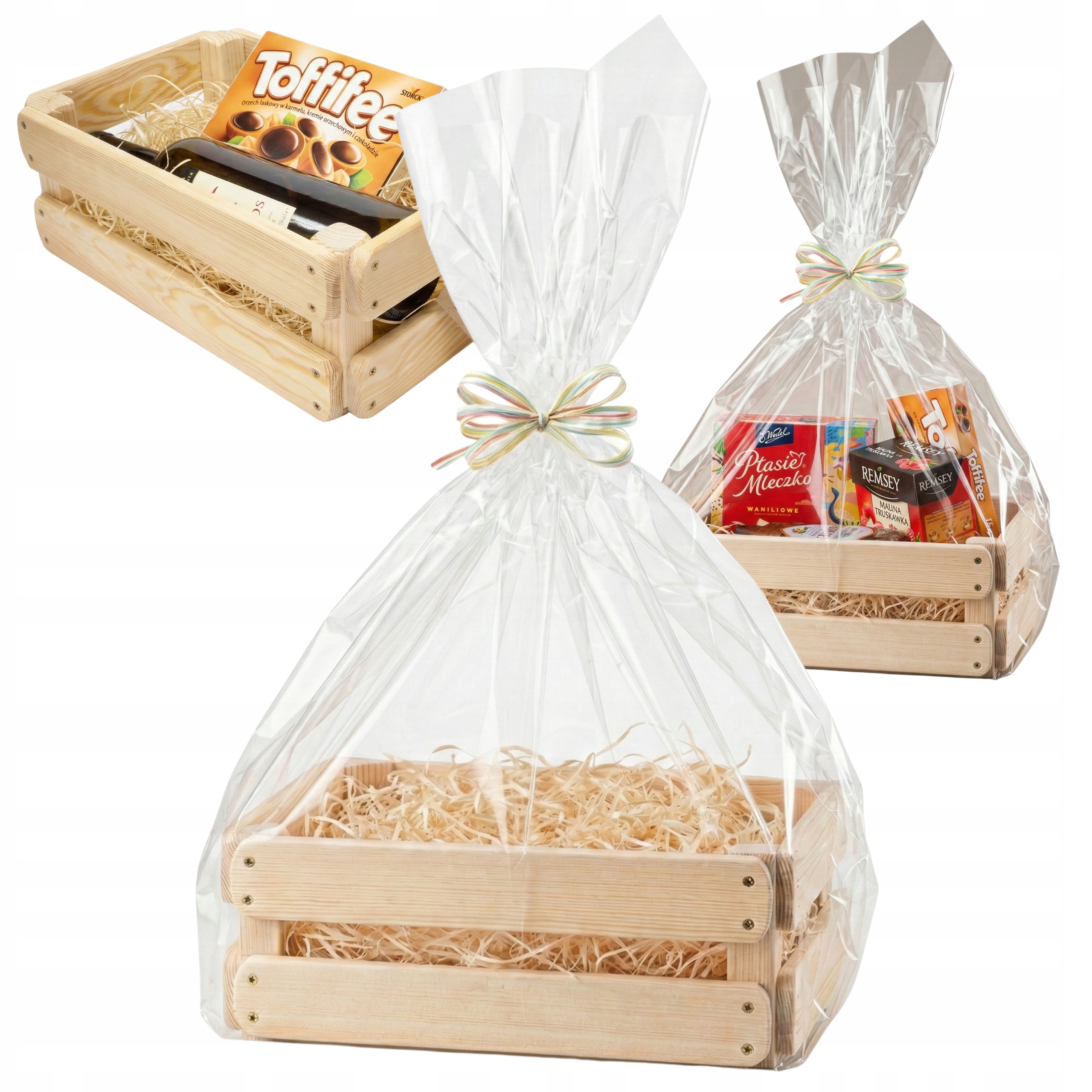 Košík přírodní dárkový košík Dřevěná krabička Kvalita Brousek