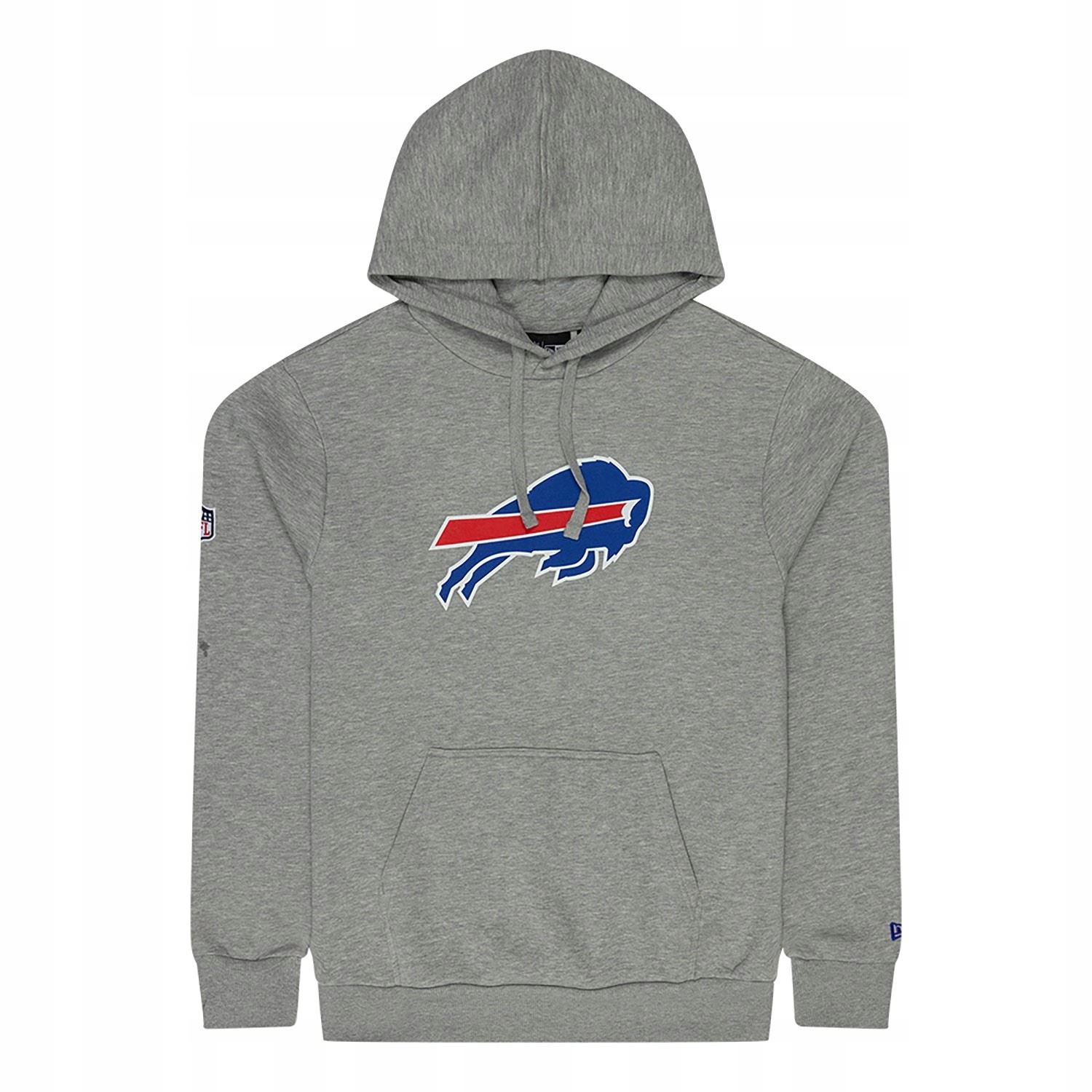 Buffalo Bills Nfl Team Logo Hoody Grey Hooded Jumper New Era