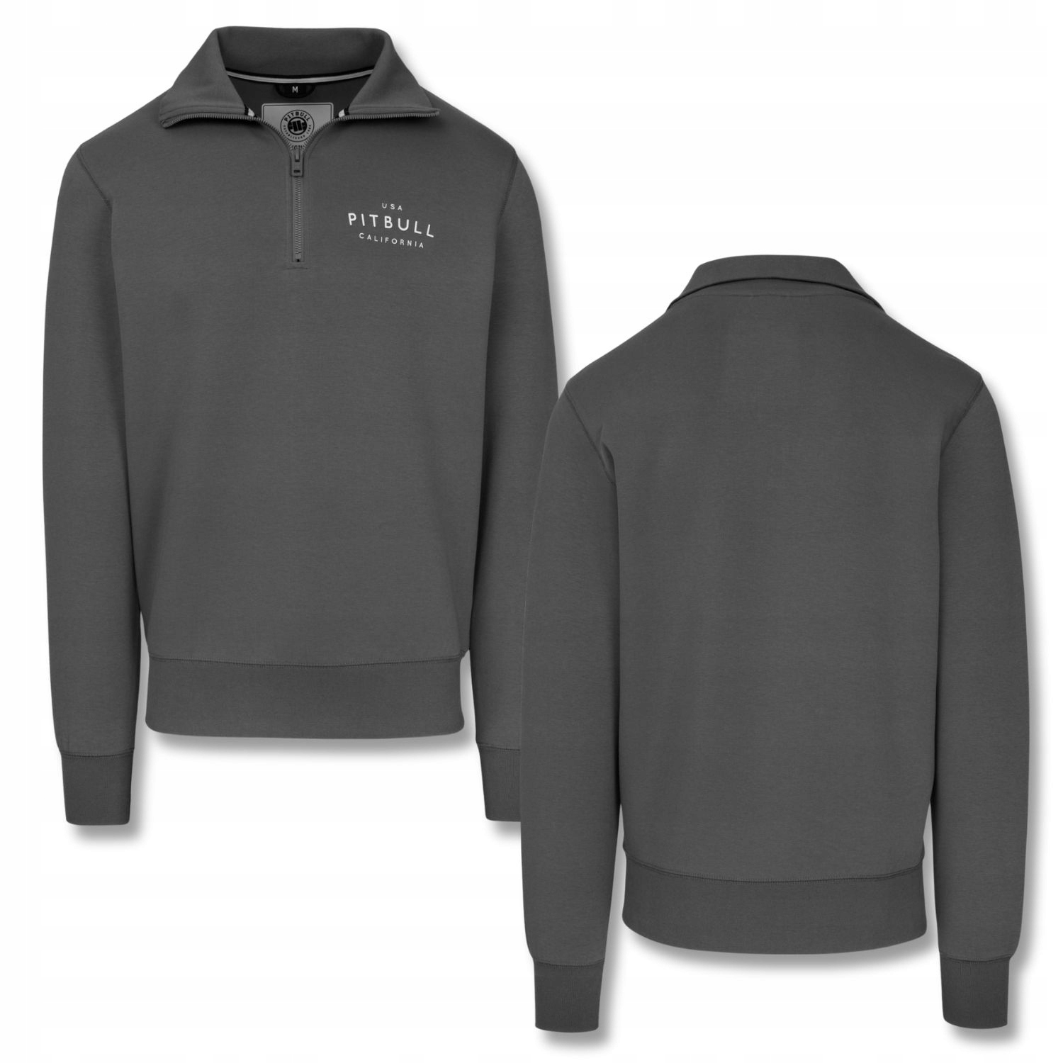 Pánská Mikina s zipem Pitbull Sampson Half Zip je pohodlná a lehce elastická
