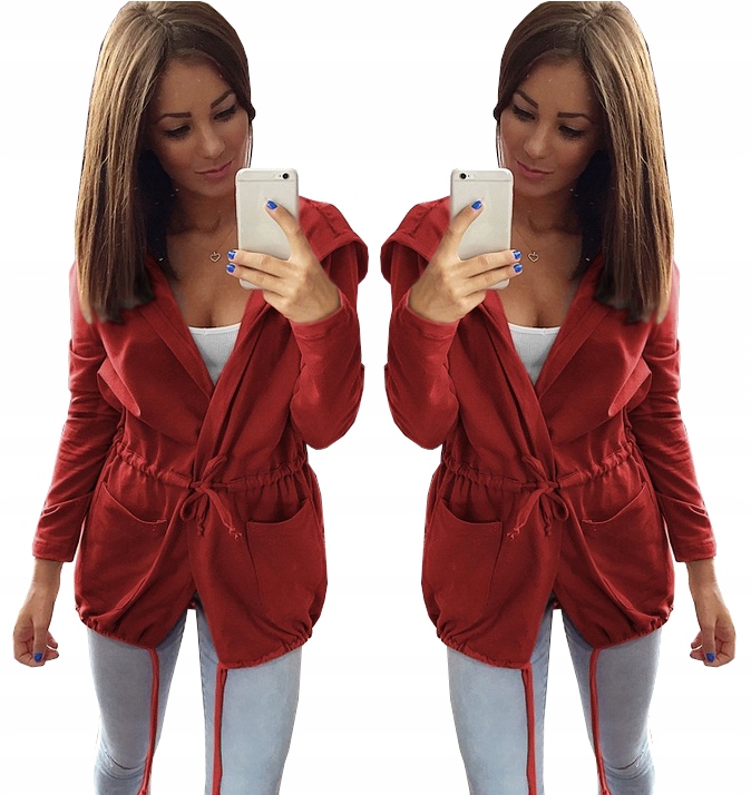 

Modne Kolory Dresowa Bluza Parka Narzutka Neon Sml