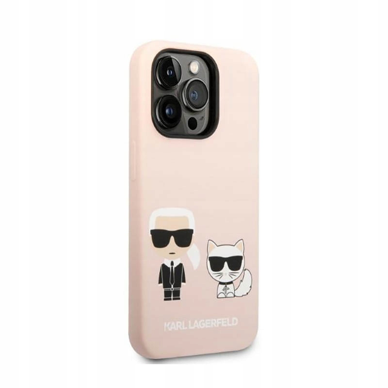 Etui Karl Lagerfeld Silicone Karl&Choupette MagSafe na iPhone 14 Pro Karl