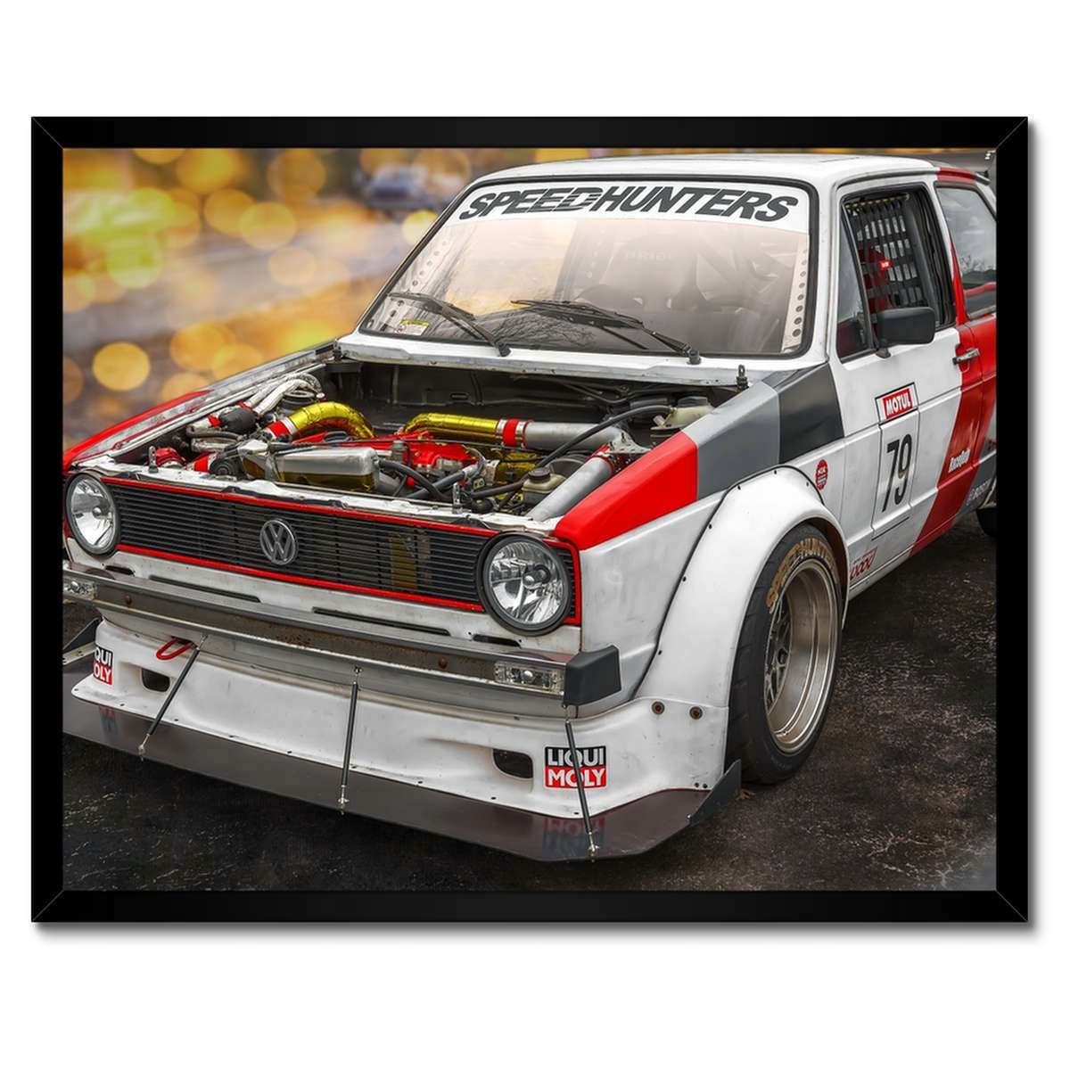 Plakáty v rámu 50x40 Vw Golf Volkswagen 1