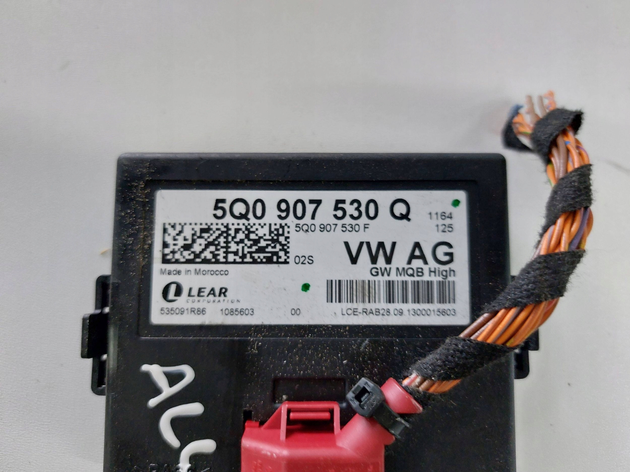 VW GOLF VII OCTAVIA III LEON III AUDI A3 8V module control unit GATEWAY 5Q09075