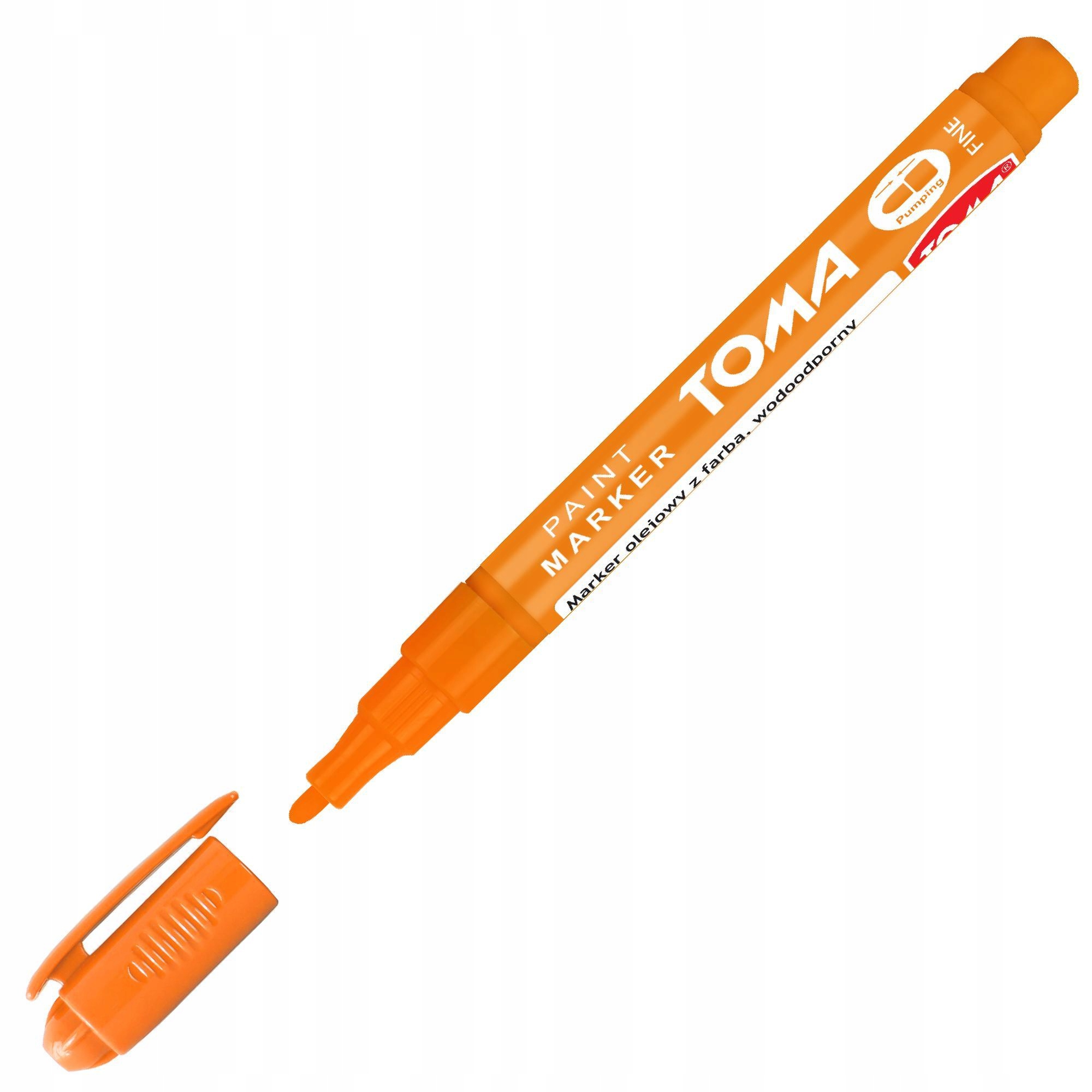 Marker olejowy TOMA TO-441 POMARAŃCZOWY * do opon