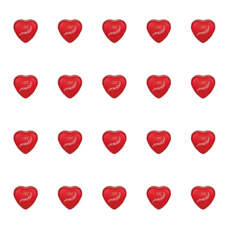 Lindt Lindor Milk Heart Tin 50 g X20