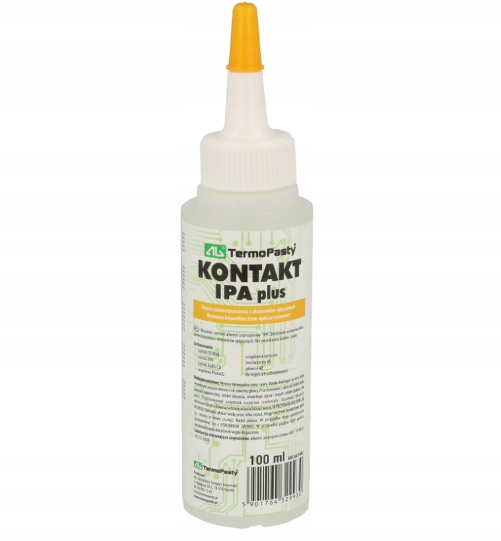 [1szt] Alkohol izopropylowy Kontakt Ipa czyszczący 100ml AGT-002