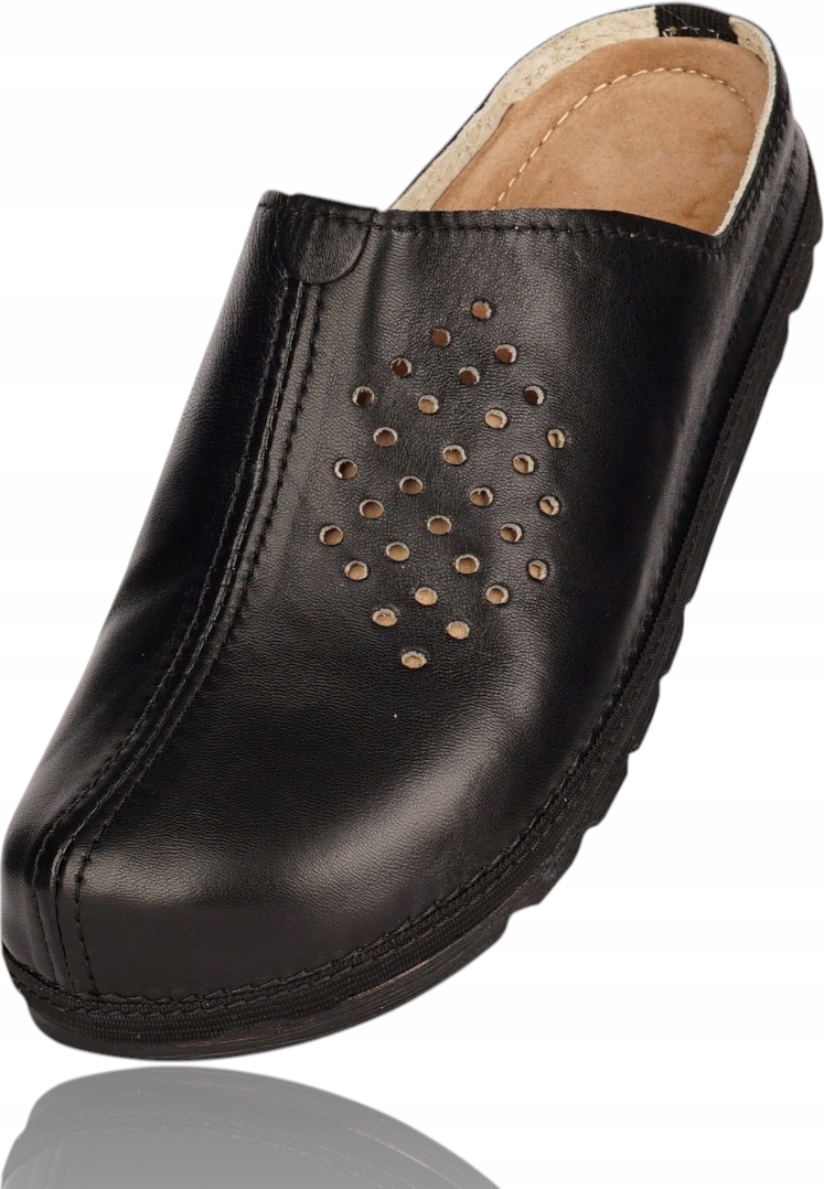 Papuče Kožené Nazouváky do práce do školy a domu zahrady Pevné pantofle