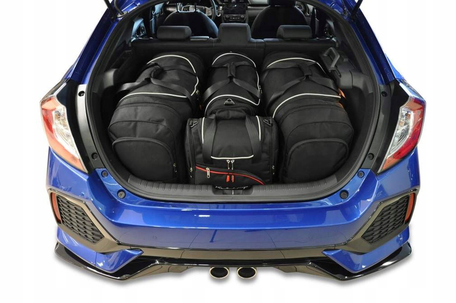 J&j Automotive Sada 4ks cestovných tašiek Aero pre Honda CIVIC Hatchback 2