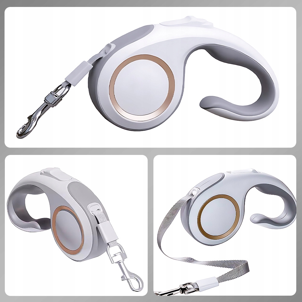 Levně Lehká Vodítko Pro Psa 5 M Odrazová Odolná Nylonová Páska