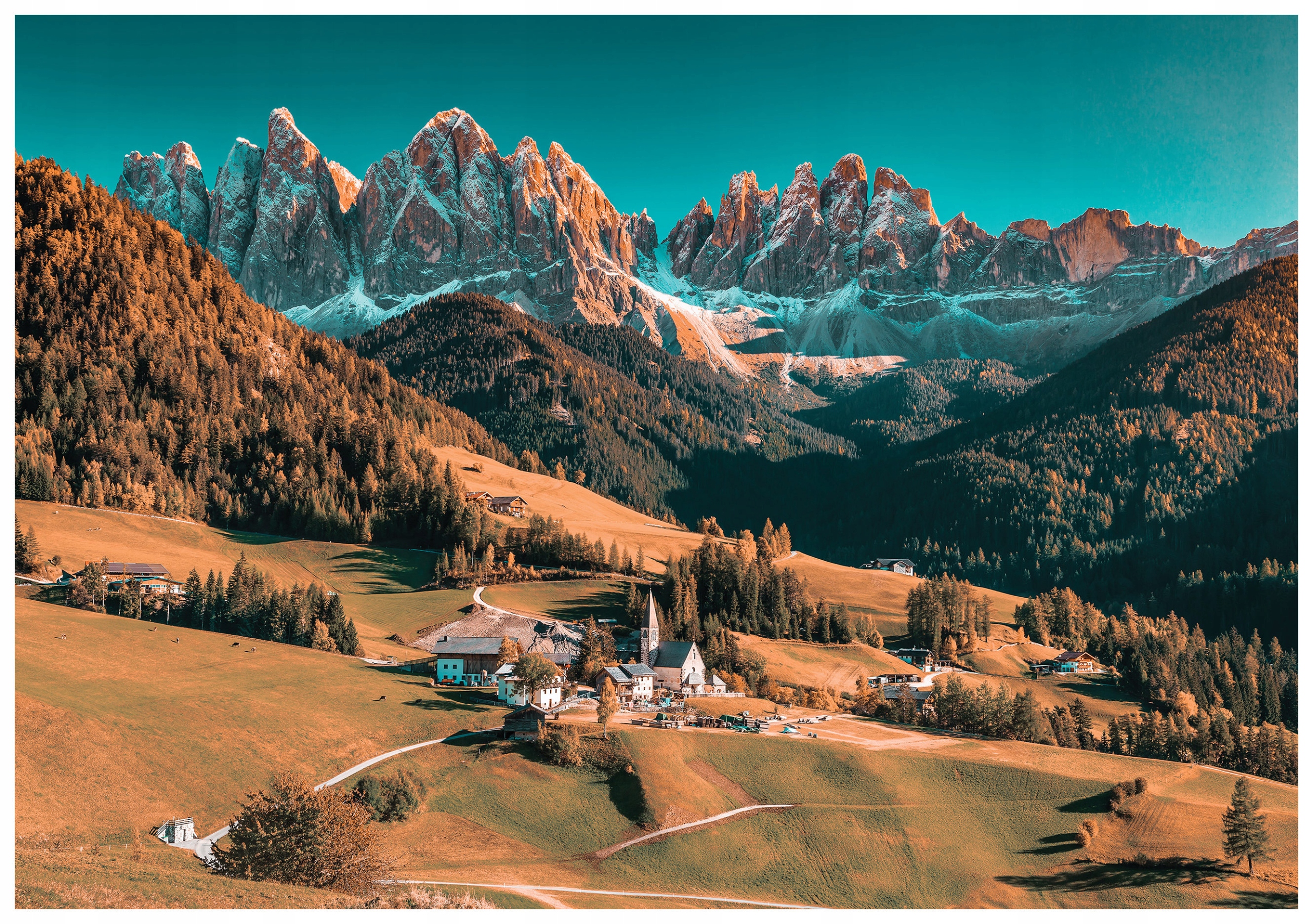 Fototapeta Alpy na podzim horská krajina les Slunce 350x250 lepidlo