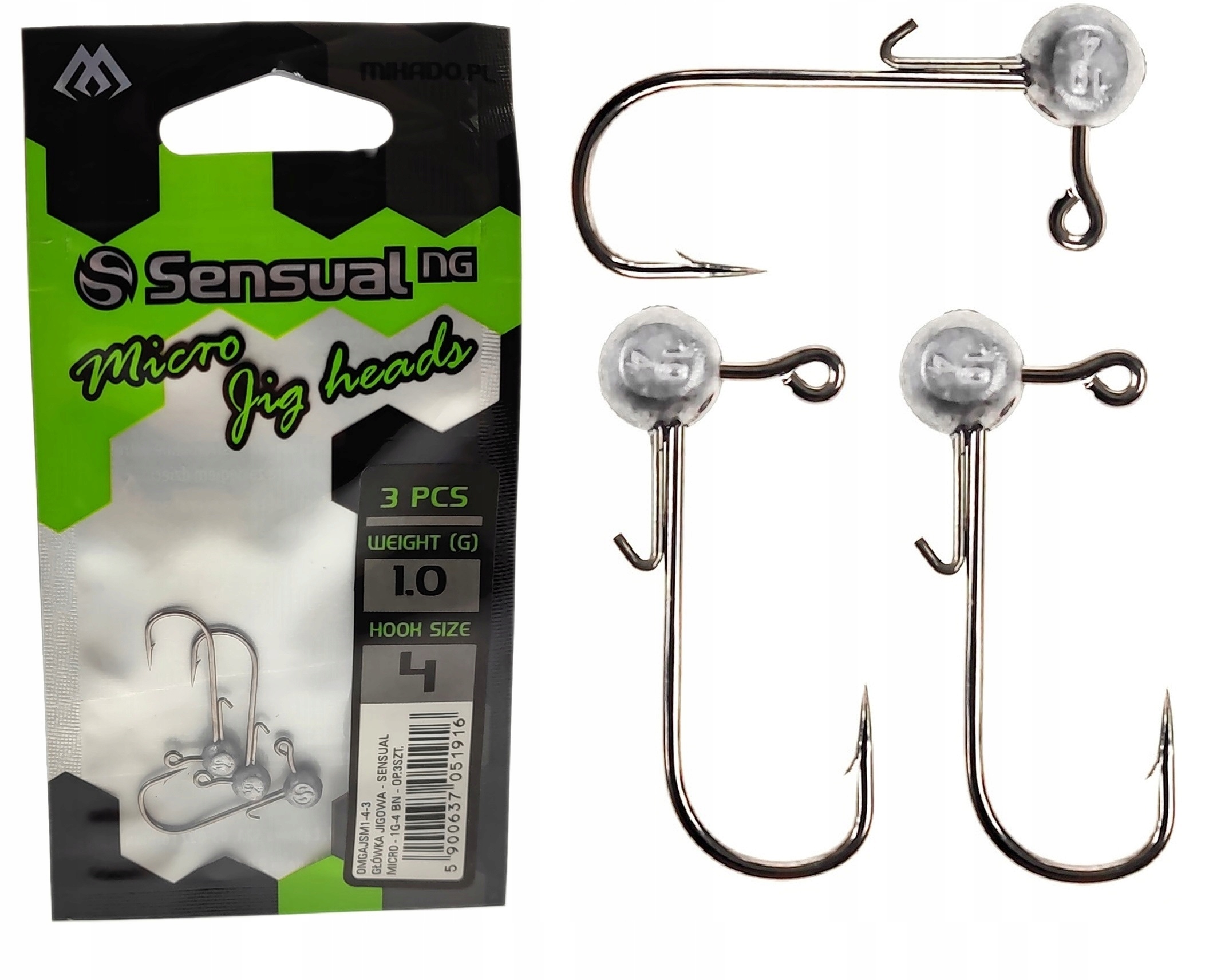 Główka Micro Jig Mikado Sensual NR.6 1 g Okoń