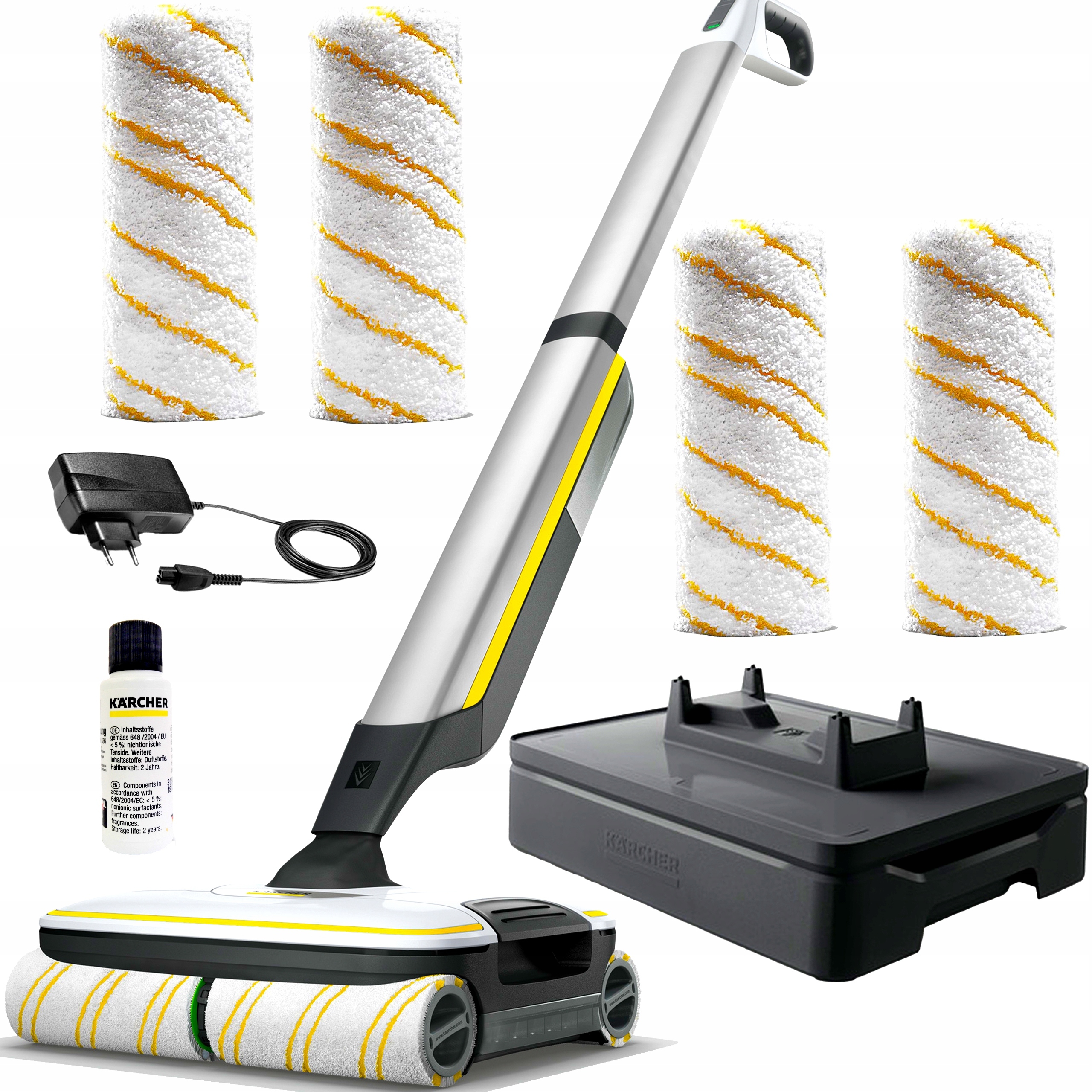 Bezdrôtový Mop Fc 7 Karcher 2V1 Vertikálny Vysávač S Čističom 4 Pady