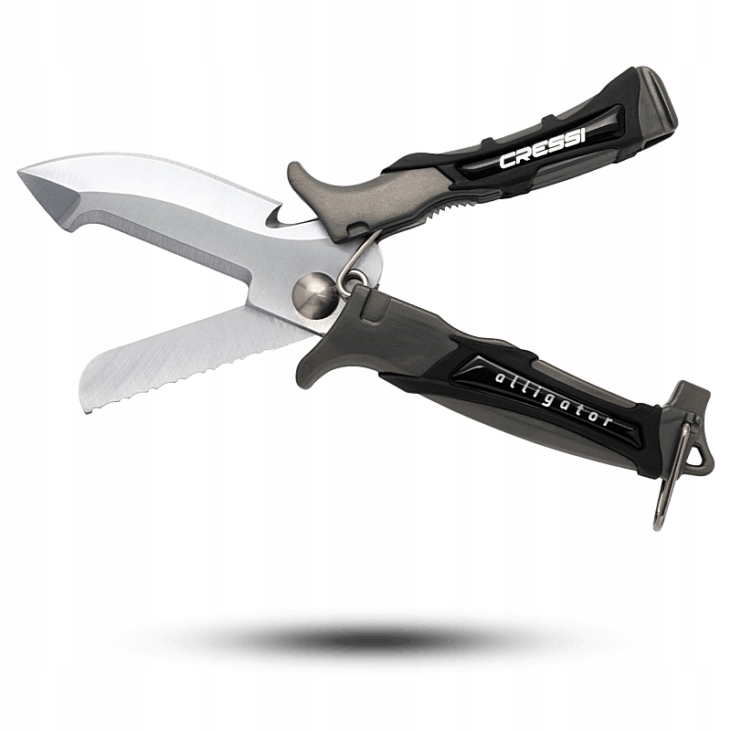 Cressi Alligator Potápěčské nůžky Nůž 17.5 cm Nerezová ocel 420 RC559200