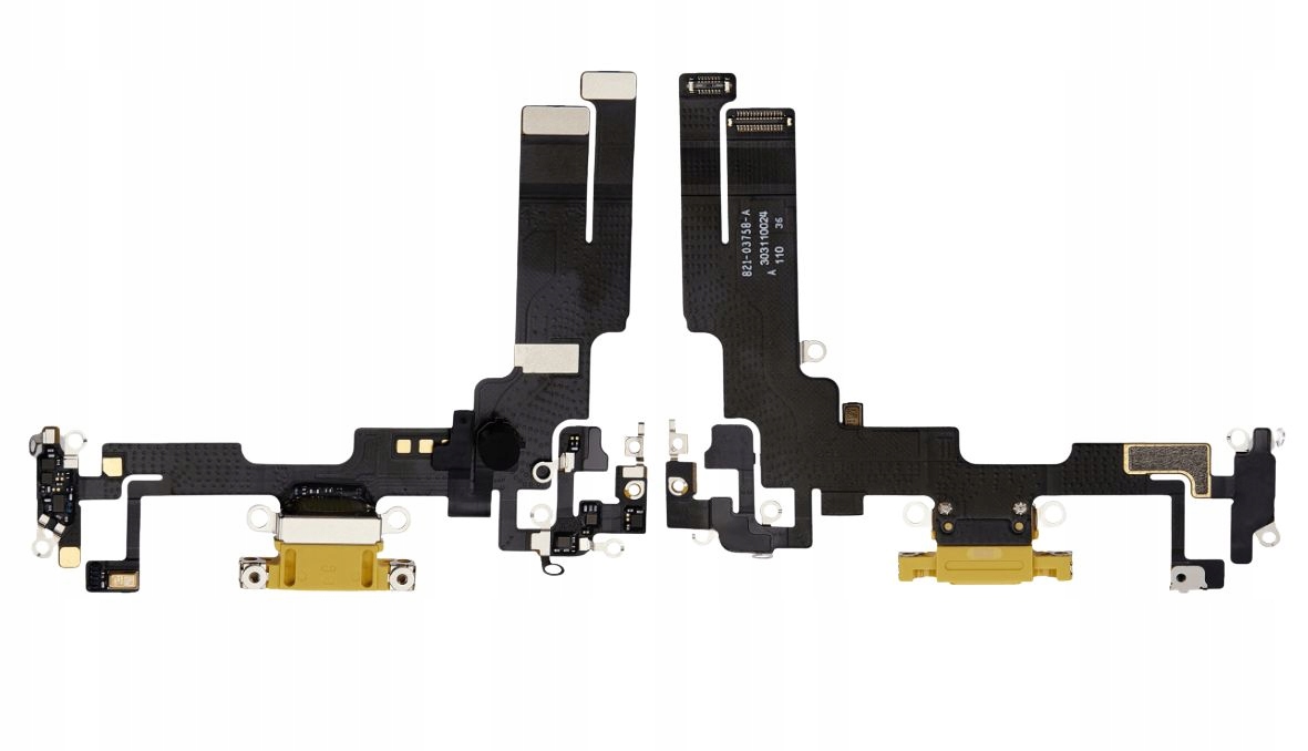 Hq Usb nabíjecí konektor pro Apple iPhone 14, žlutý (žlutý)