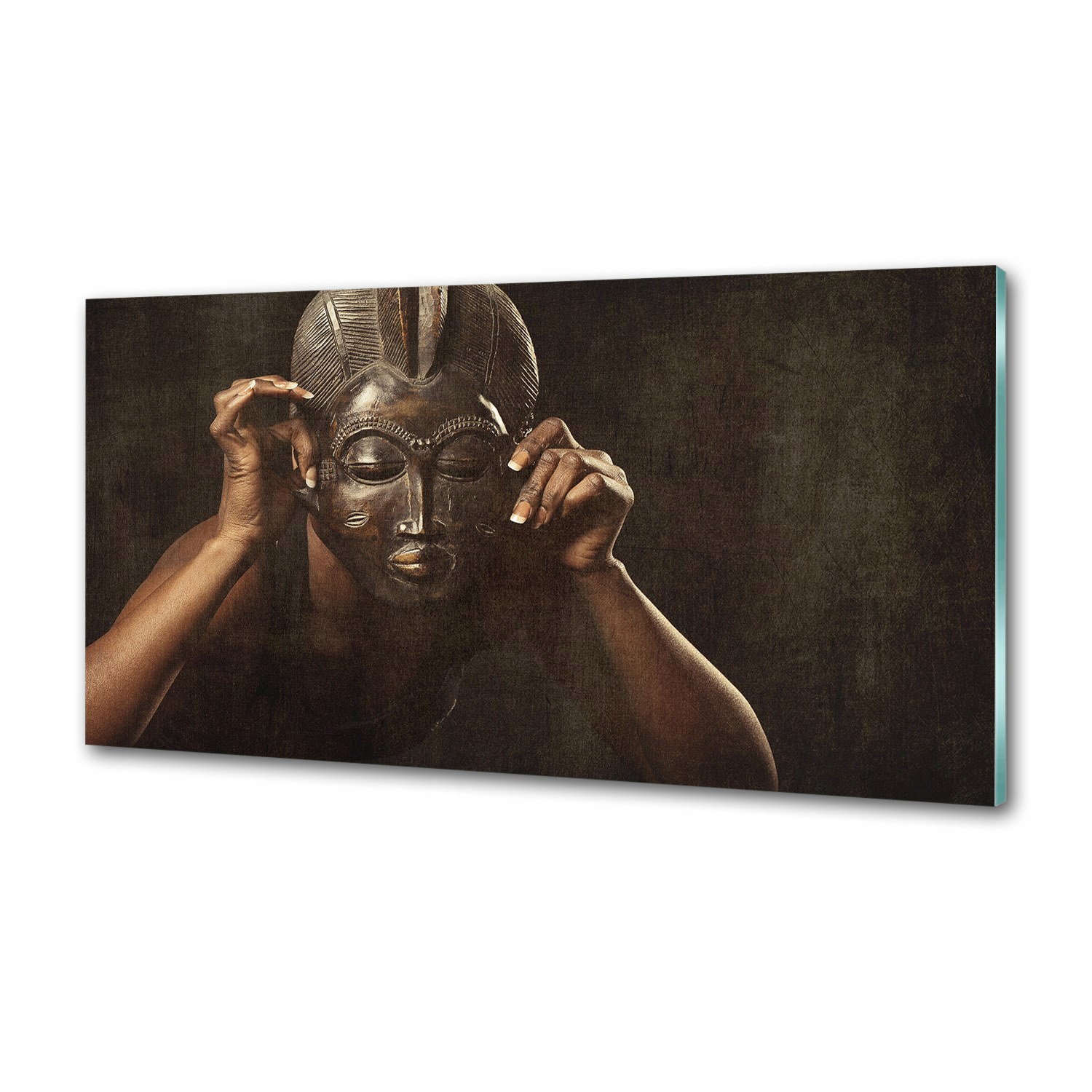 Panel do kuchyne Africká maska 120 x 60 cm Lepidlo
