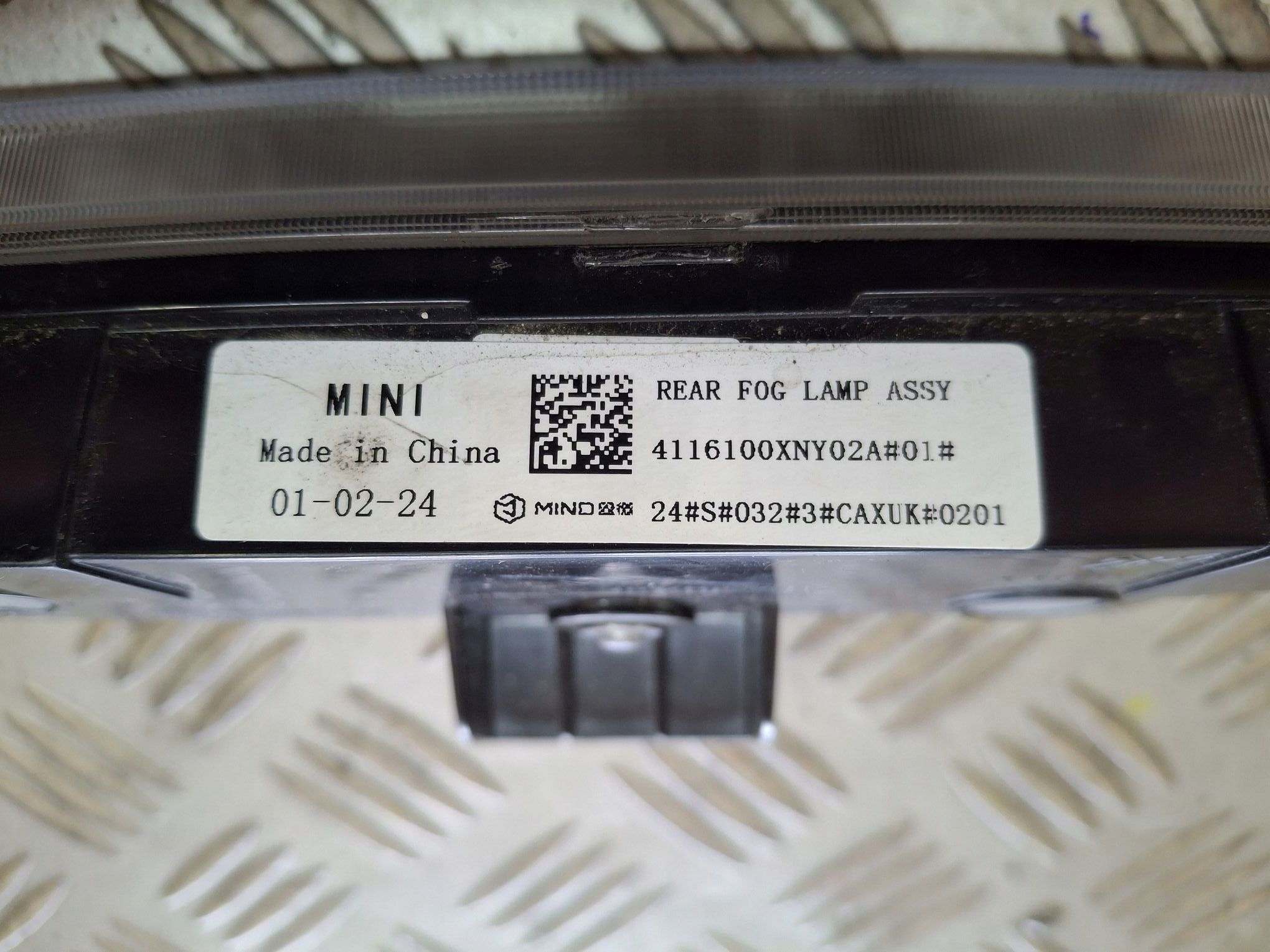 light rear WSTECZNA reversing MINI COOPER S IV 2023R->