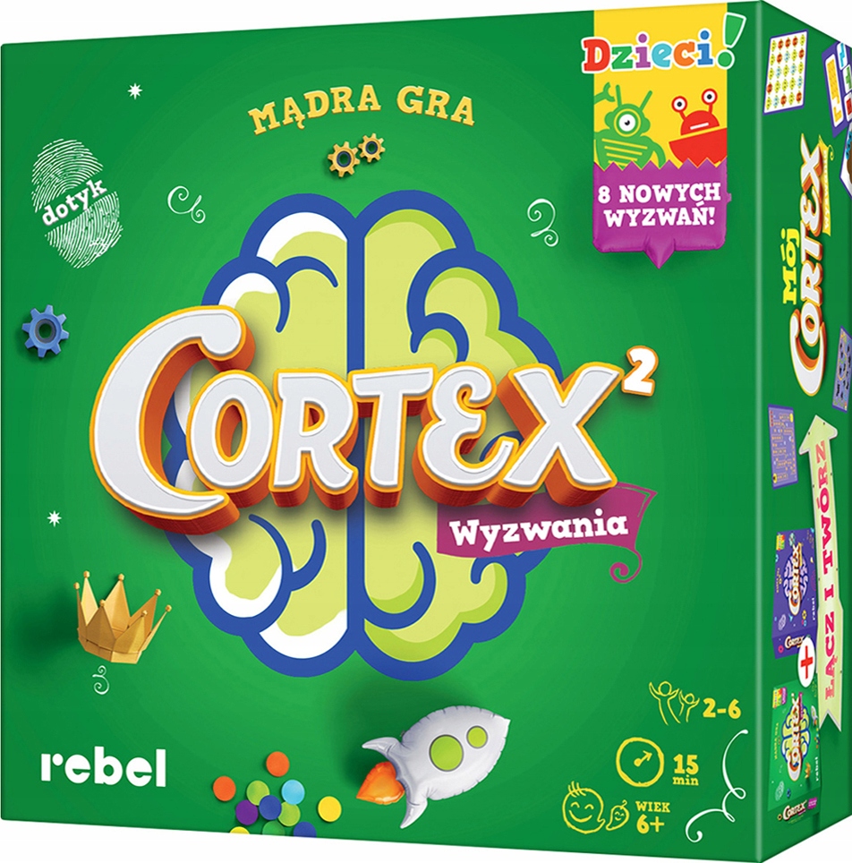 Cortex dla dzieci 2 Gra planszowa Rebel