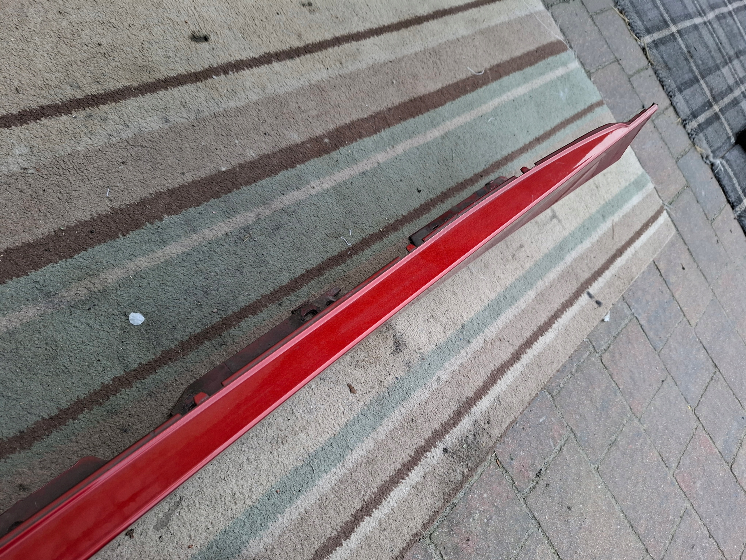 BMW F20 18r cap moulding threshold left SUNSET ORANGE C1F