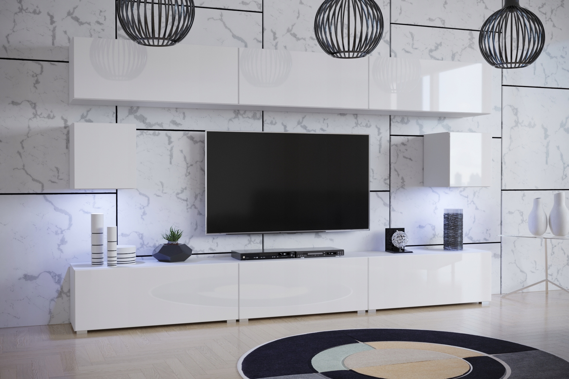 Meblościanka meble Zestaw do Salonu pokoju RTV N73