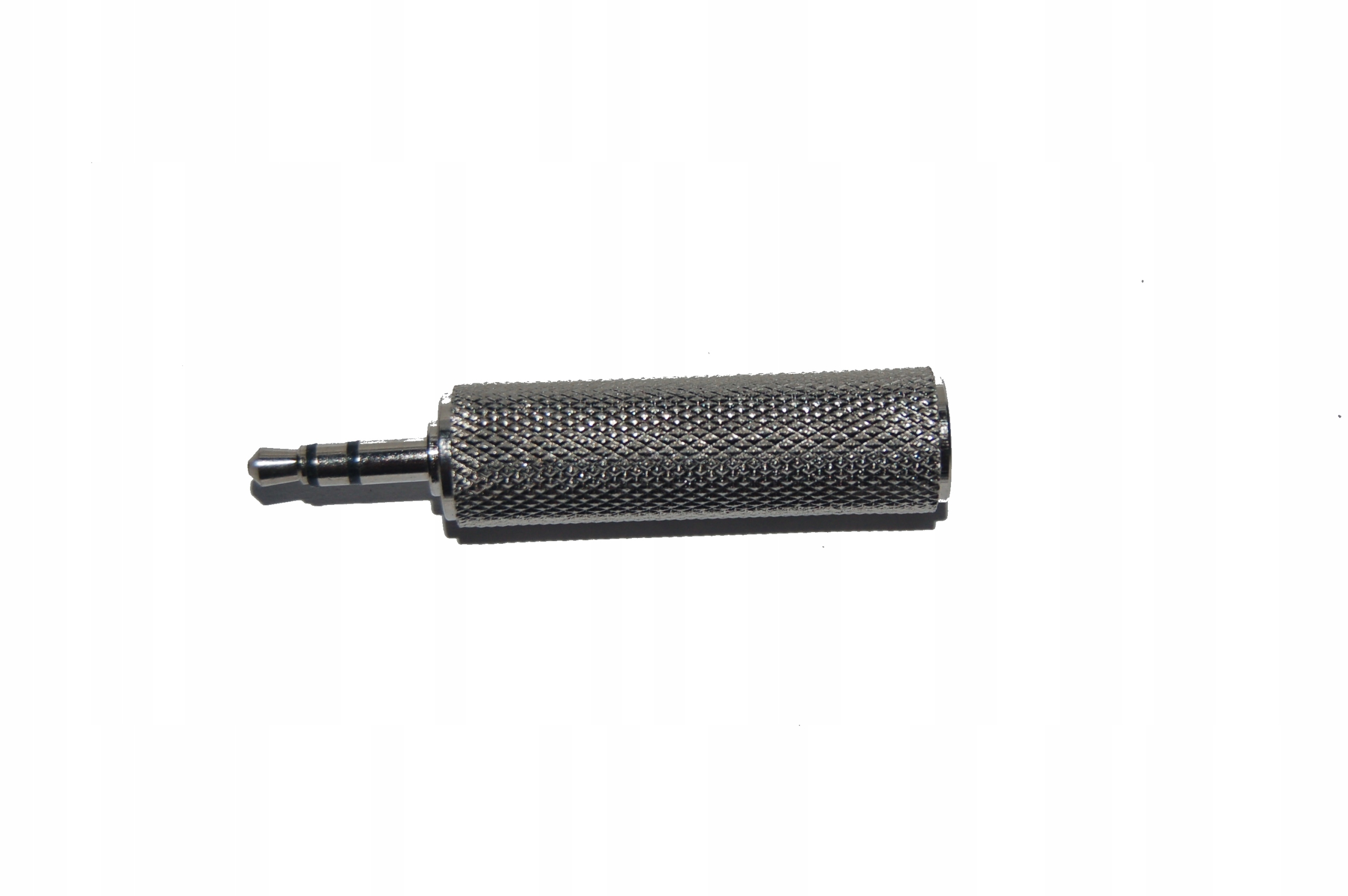 Redukcja gniazdo 6,3 stereo/wtyk 3,5 stereo metal