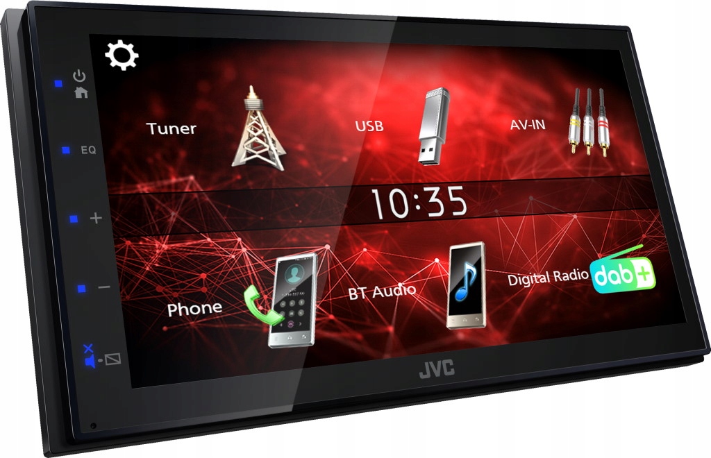 Jvc KW-M27DBT 6,8" Usb Bt Dab+ 2-Din