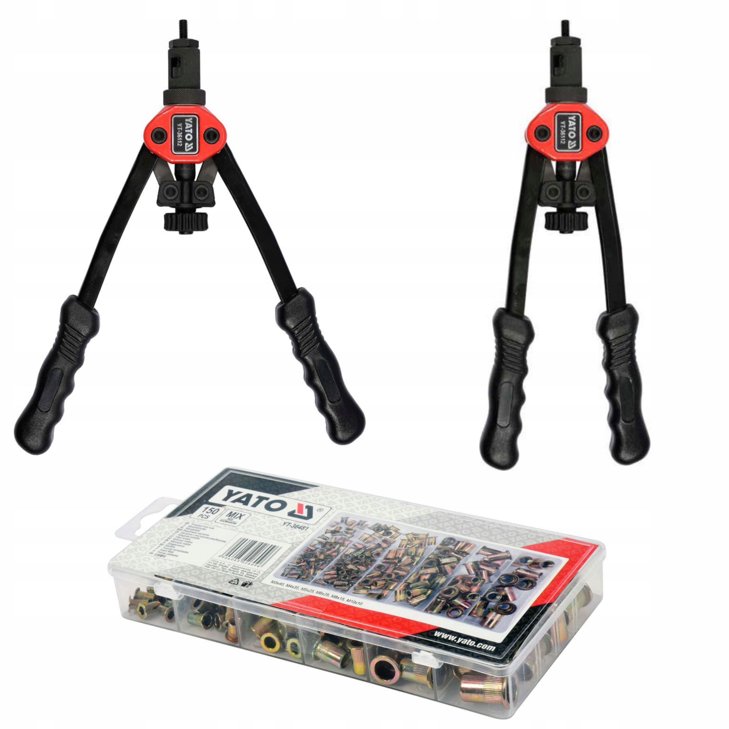 

Nitownica Ręczna Nitonakrętek M3-M8 YT-36112 150