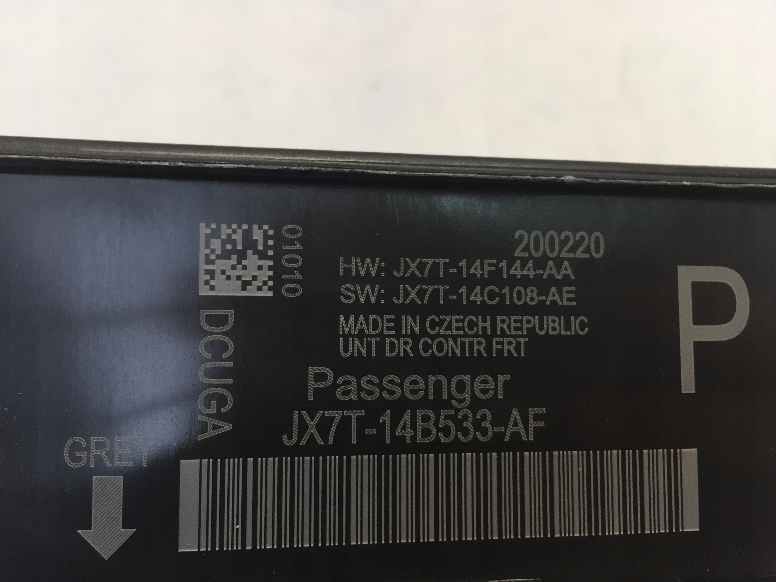 FORD KUGA III MK3 MODUL DRZWI PRZOD JX7T 14B533 AF Part manufacturer Ford OE