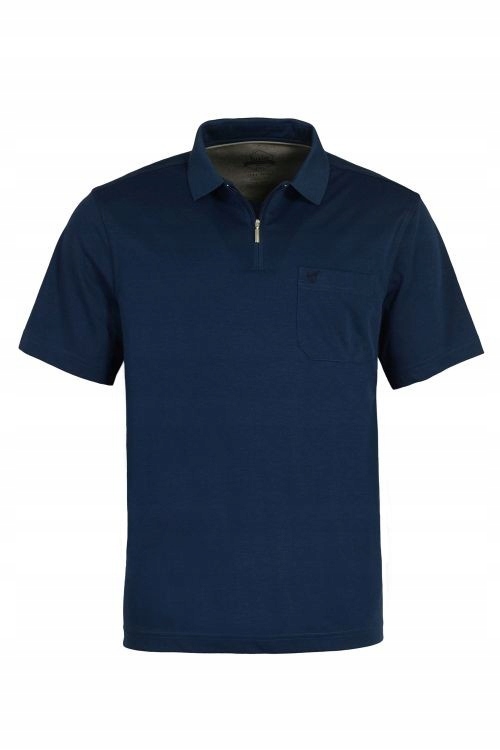 Hajo Velké Rozměry Polokošile Tmavě Modrá Bavlna Mikrovlákno 6XL 162 cm