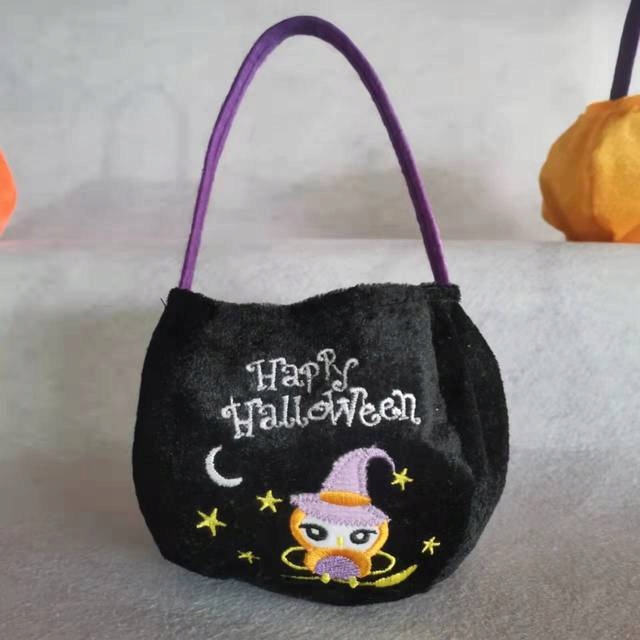 TOREBKA MINI KOSZYK WOREK NA CUKIERKI HALLOWEEN Materiał inny