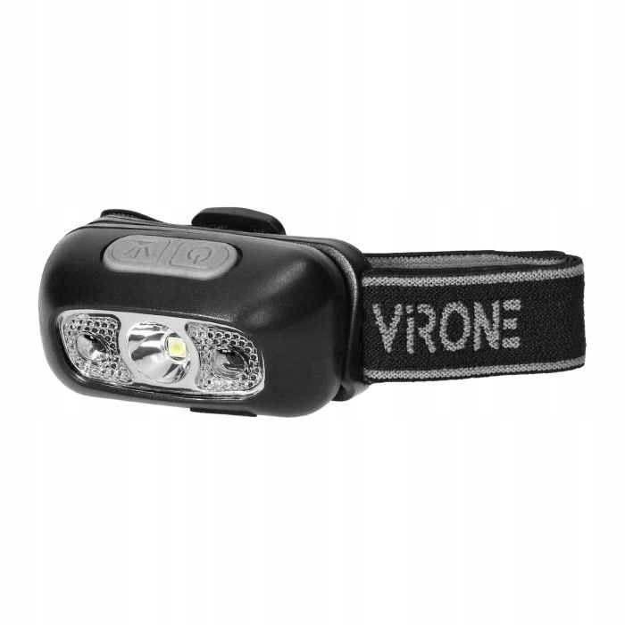 Latarka Czołowa LED Czołówka z Ruchomą Głowicą Czujnikiem Ruchu Akumulator Długość 6 cm