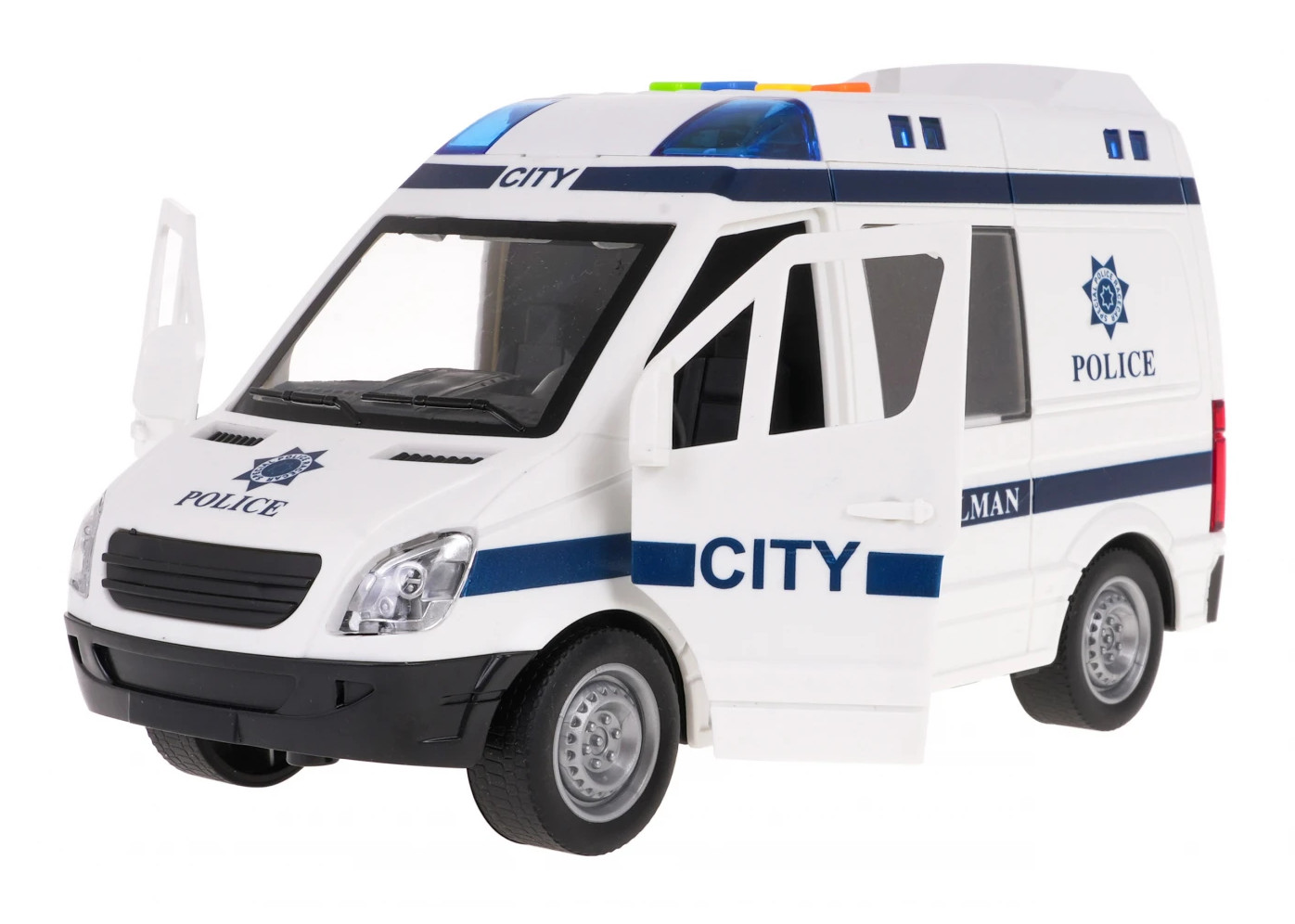 POLICJA RADIOWÓZ NA BATERIE ŚWIATŁO DŹWIĘK KOGUTY Marka For Fun