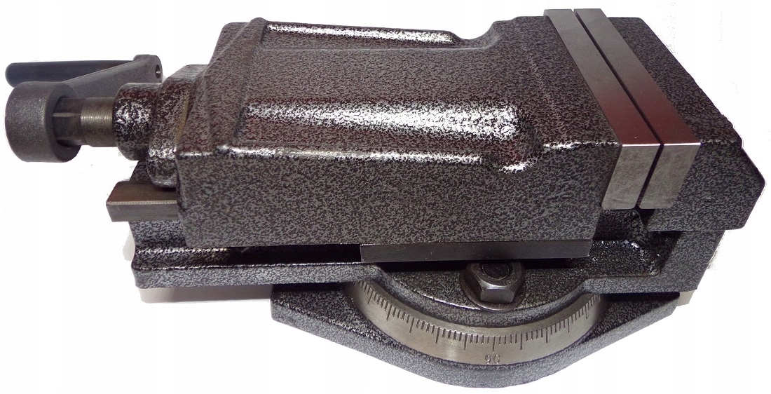 Imadło Maszynowe 80mm Z Podstawą Obrotową Do Frezarki Wiertarki