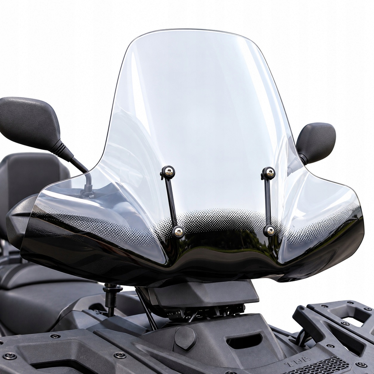 Owiewka Szyba Przednia Atv Quad Duża Uniwersalna Harley Szybka Osłona 90cm