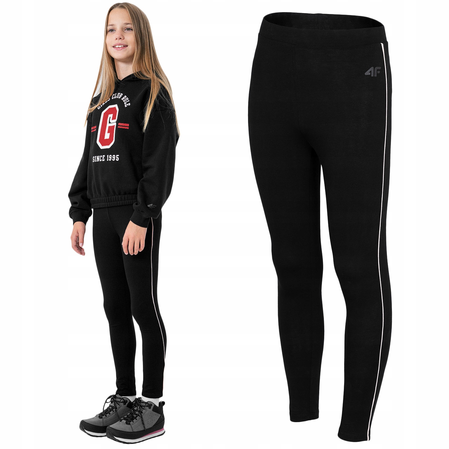 

Legginsy spodnie Dziecięce 4F Junior JLEG004 140