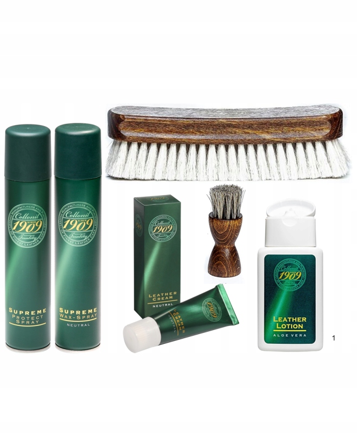 Collonil 1909 Sada Supreme pro péči o obuv Bezbarvá