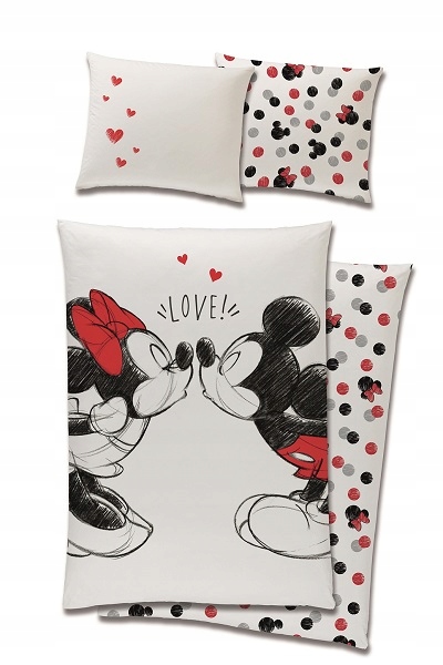 

Komplet pościeli 140x200cm Myszka Miki I Minnie
