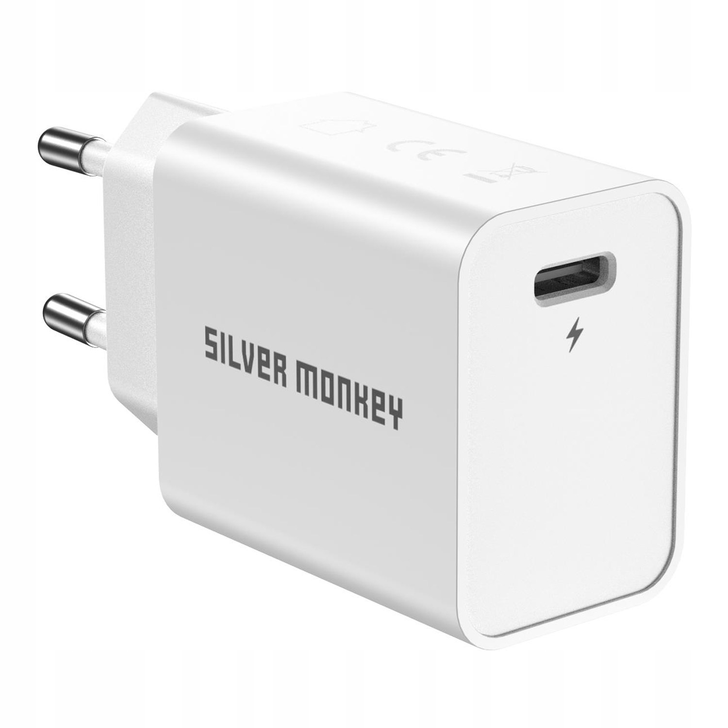 

Ładowarka sieciowa Silver Monkey 30W Usb-c Pd 3A